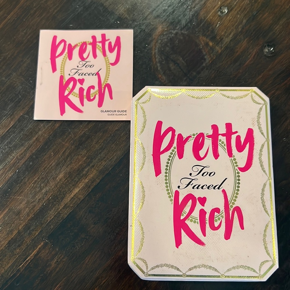 Too Faced Pretty Rich palette, barely used